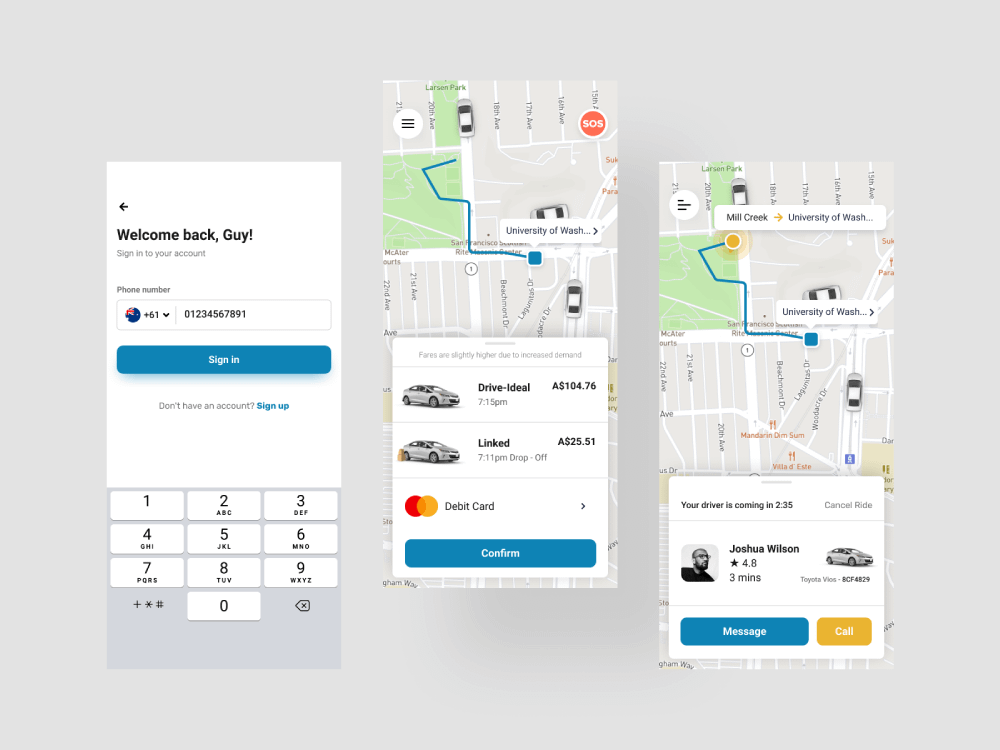 On-Demand Taxi Booking App Development